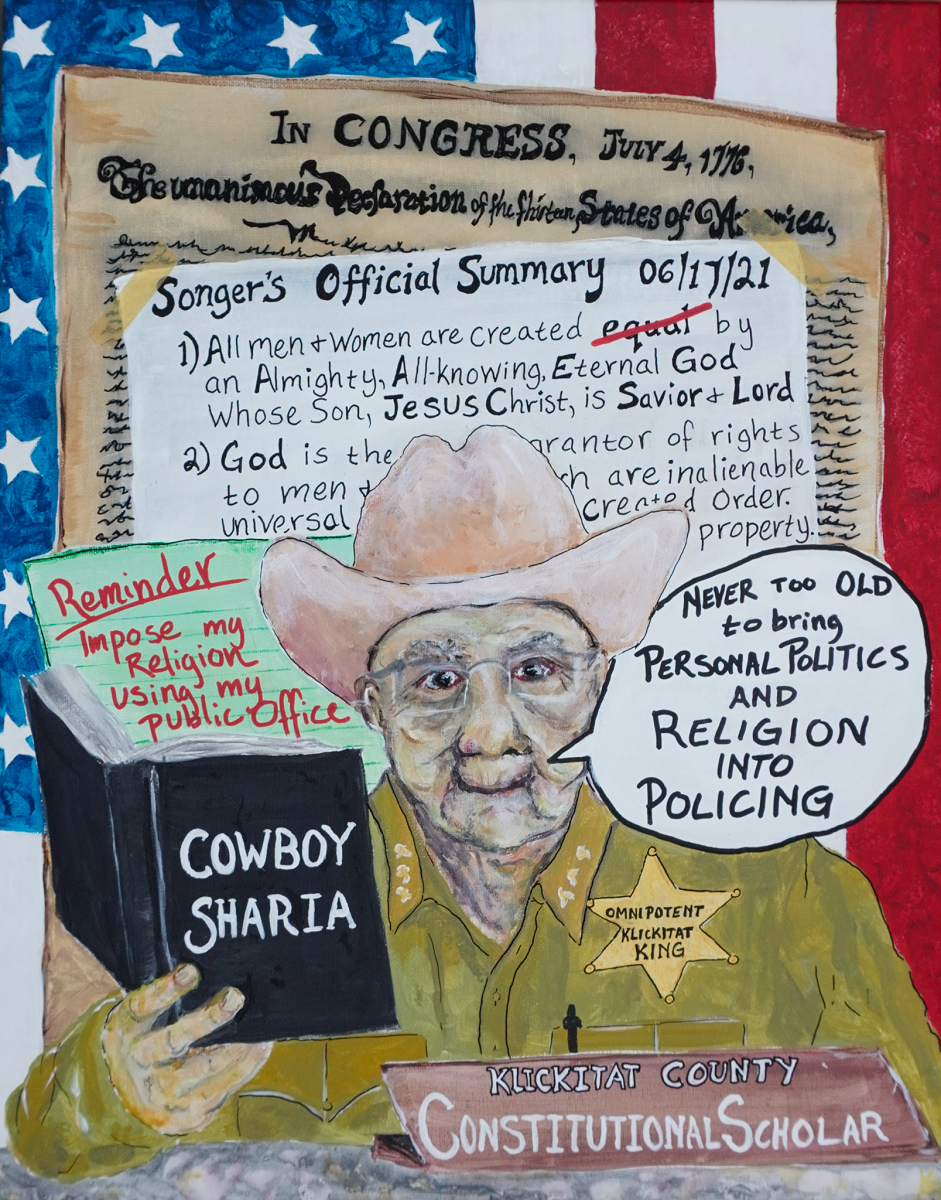 Political cartoon